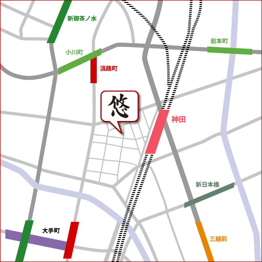 地図　各駅から