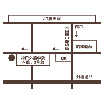 地図　お店周辺